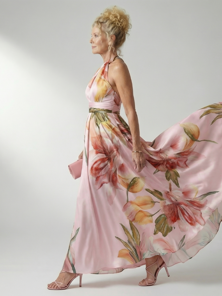 Maison Élise | Robe Maxi Fleurie Légère Amiel