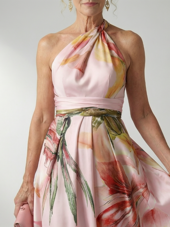 Amiel | Robe Longue Fleurie Légère