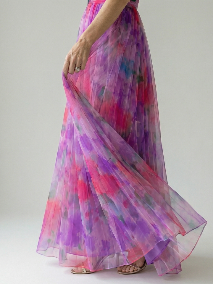 Maison Élise | Robe Maxi à Enveloppe Douce Isel