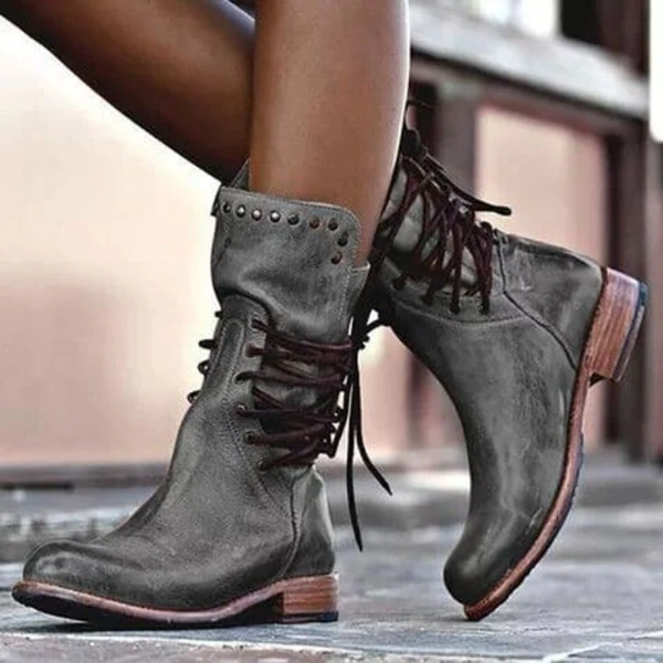 Ciss | Bottines Vintage à Lacets