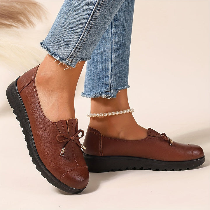 Rosalie | Mocassins Orthopédiques à Nœud