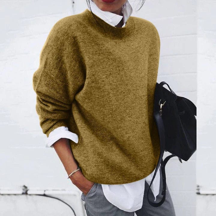 Pull Col Montant Maille Fine Nicole
