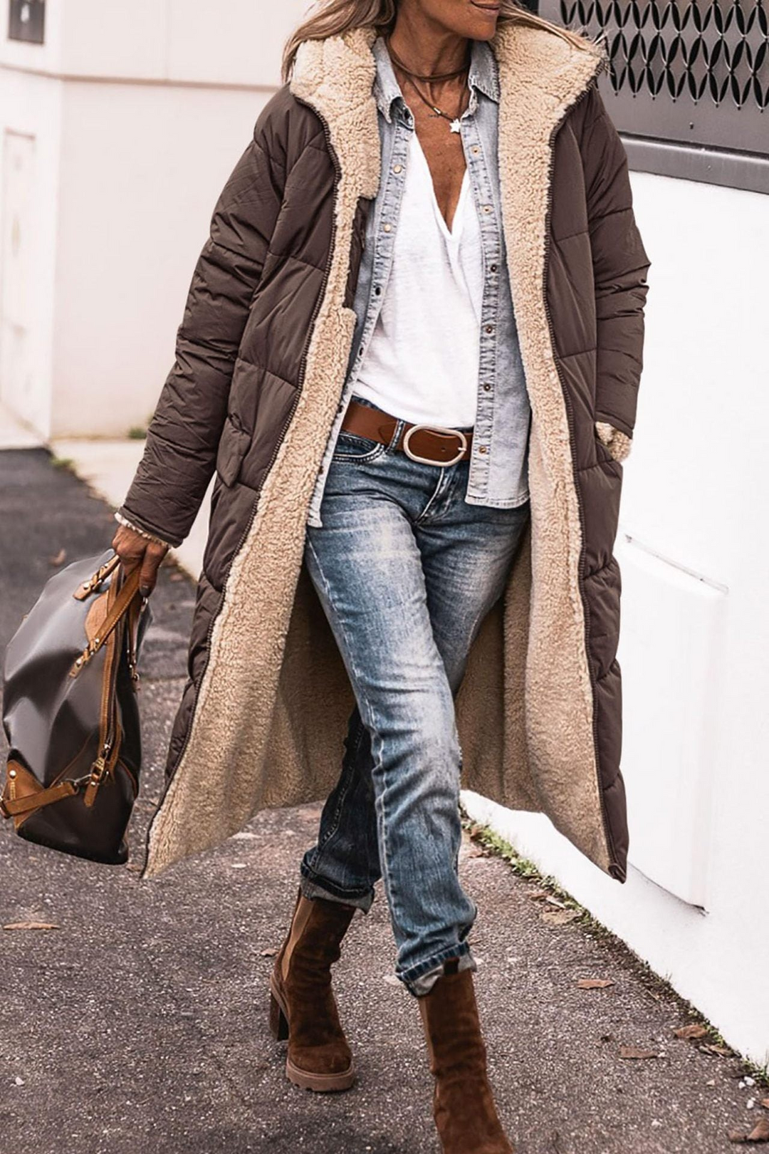 Laluna - Manteau réversible polyvalent