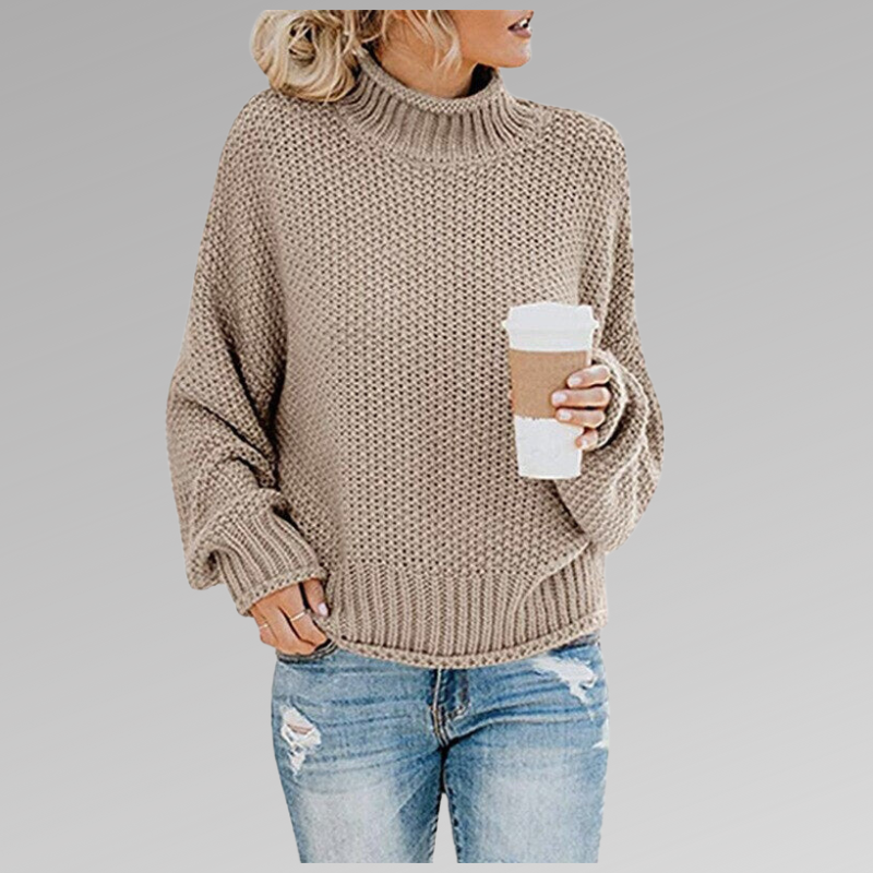 Pull Col Roulé Grosse Maille Juliette