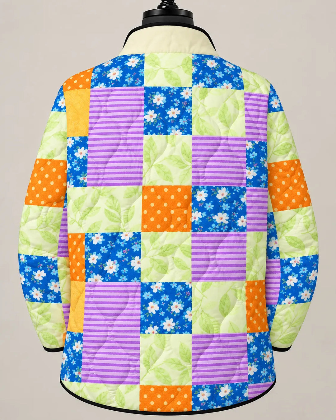 Elowen | Veste Matelassée Patchwork