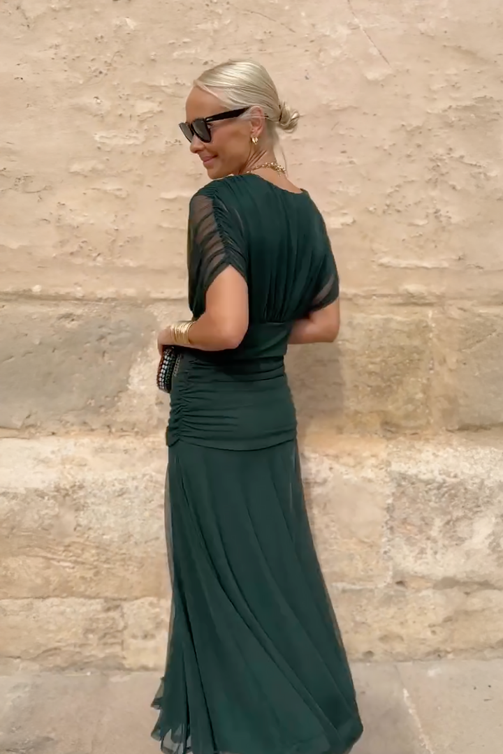 Robe Santana en Soie Élégante - Maison Élise