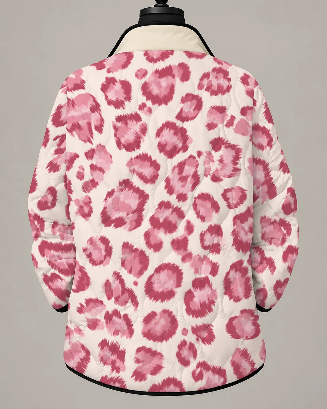 Rosalie | Veste Imprimé Léopard Doux