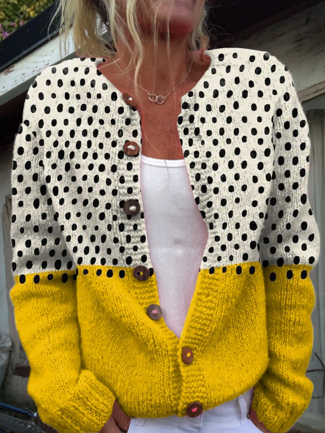 Manny | Cardigan Oakmere à Pois