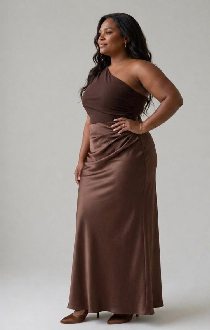 Sophia | Robe Longue Satinée
