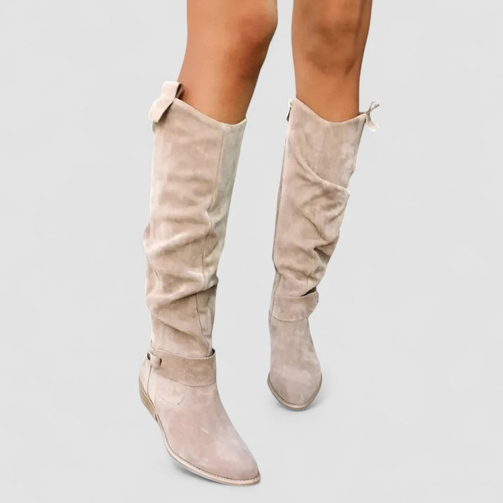 Charlotte | Bottes Hautes en Daim