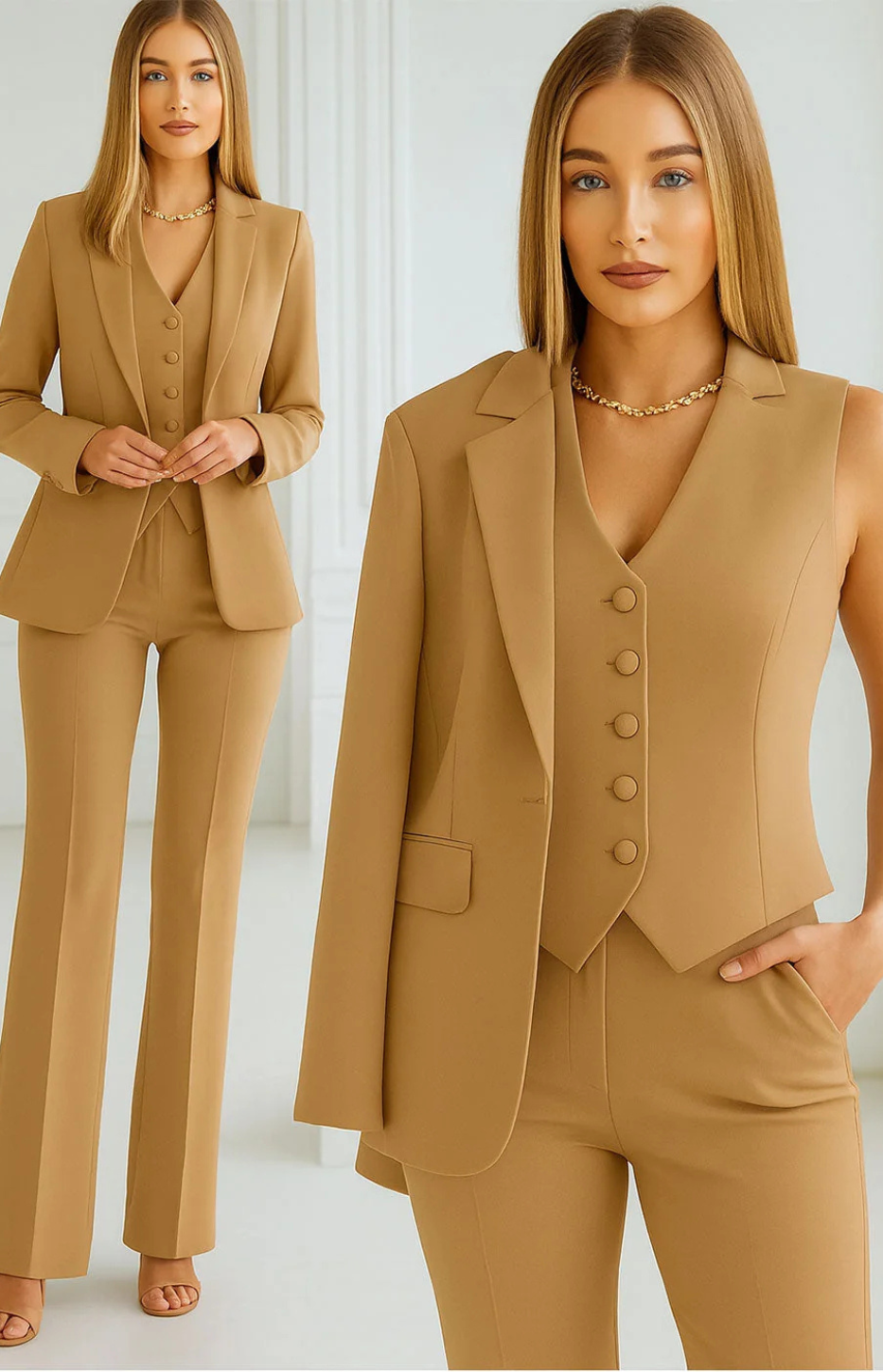 Cherry | Ensemble Élégant Trois Pièces