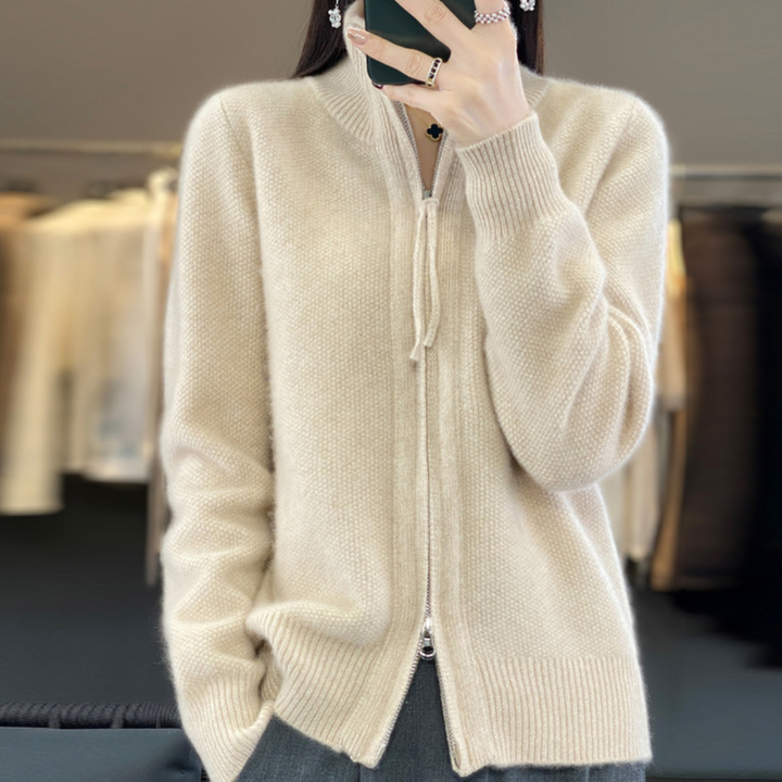 Luna | Cardigan Zippé Doux et Polyvalent