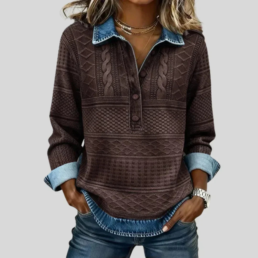 Azalea | Pull en Maille à Col