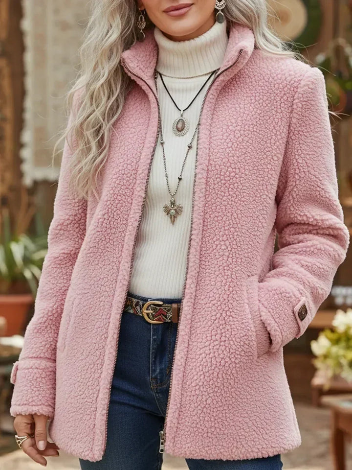 Judith | Veste Zippée Douillette à Col Montant