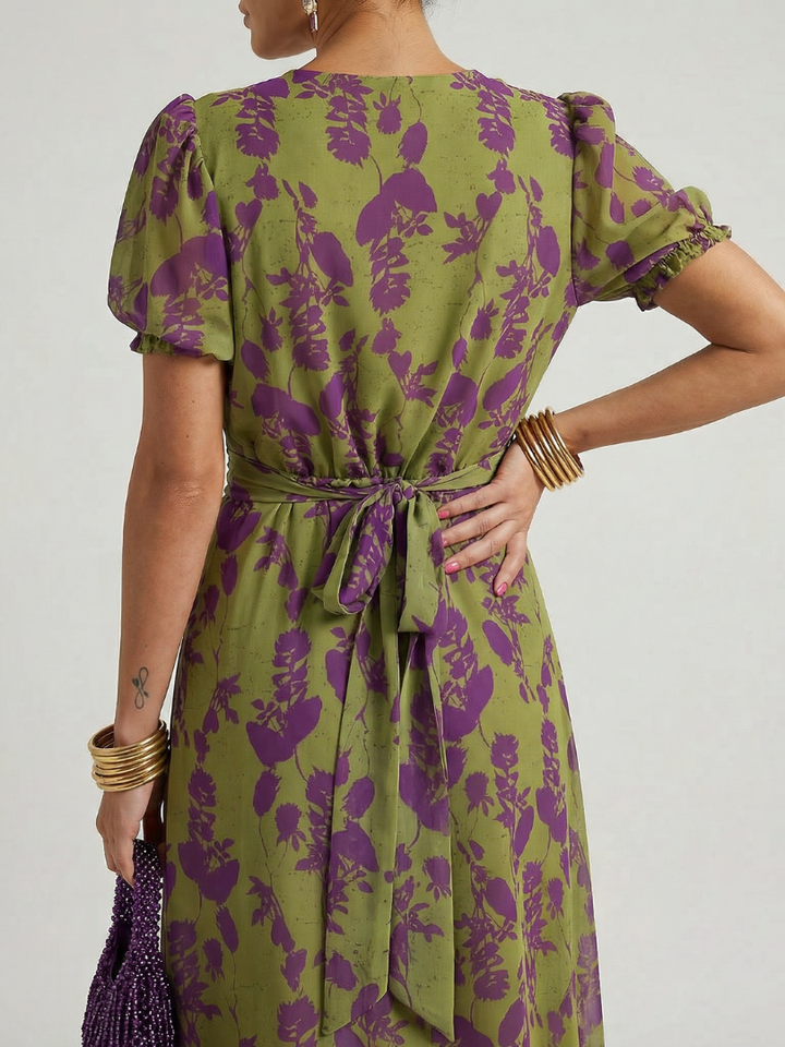 Maison Élise | Robe Midi Florale Détendue Virel