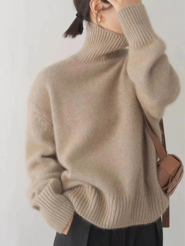 Maria | Pull Décontracté à Col Roulé