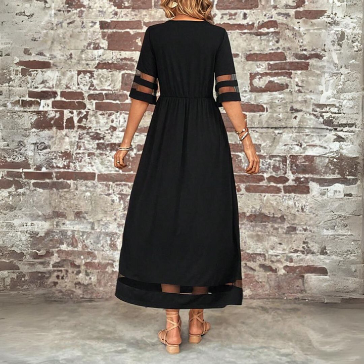 Aubrey | Robe Midi Flatteuse Effet Ventre Plat