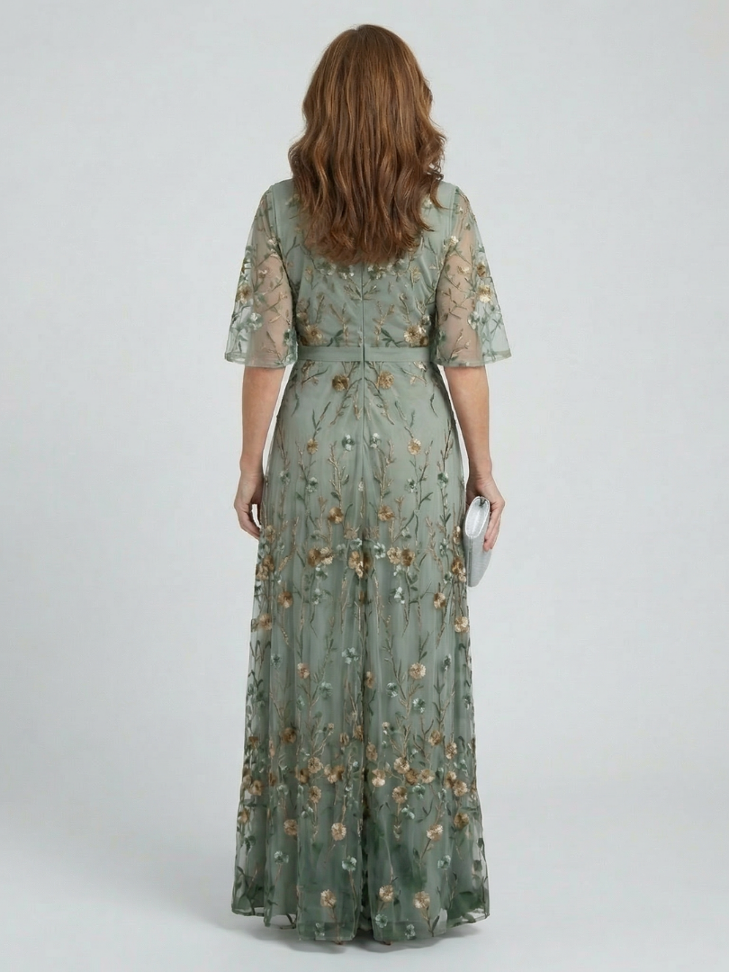Maison Élise | Robe Maxi Halter Bloom Flow Selora