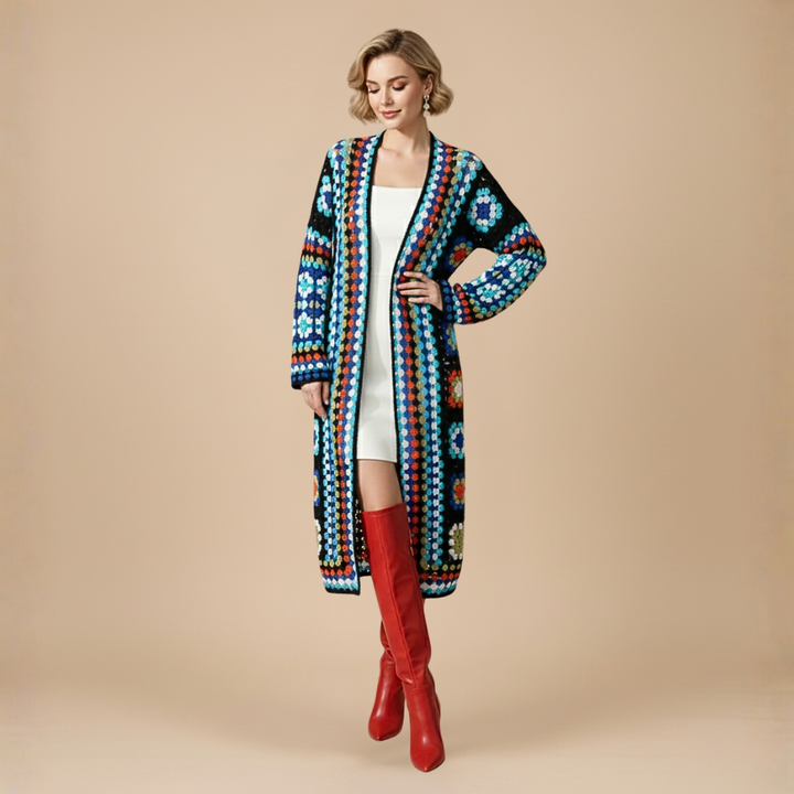 Cardigan Long Bohème pour Femme