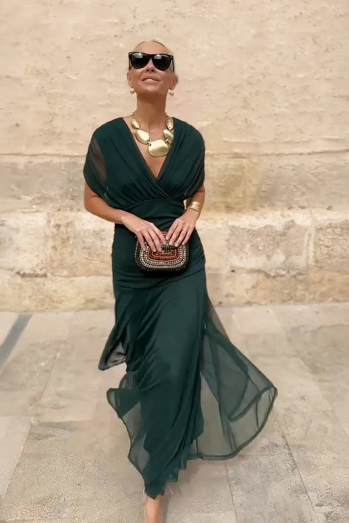 Robe Santana en Soie Élégante - Maison Élise