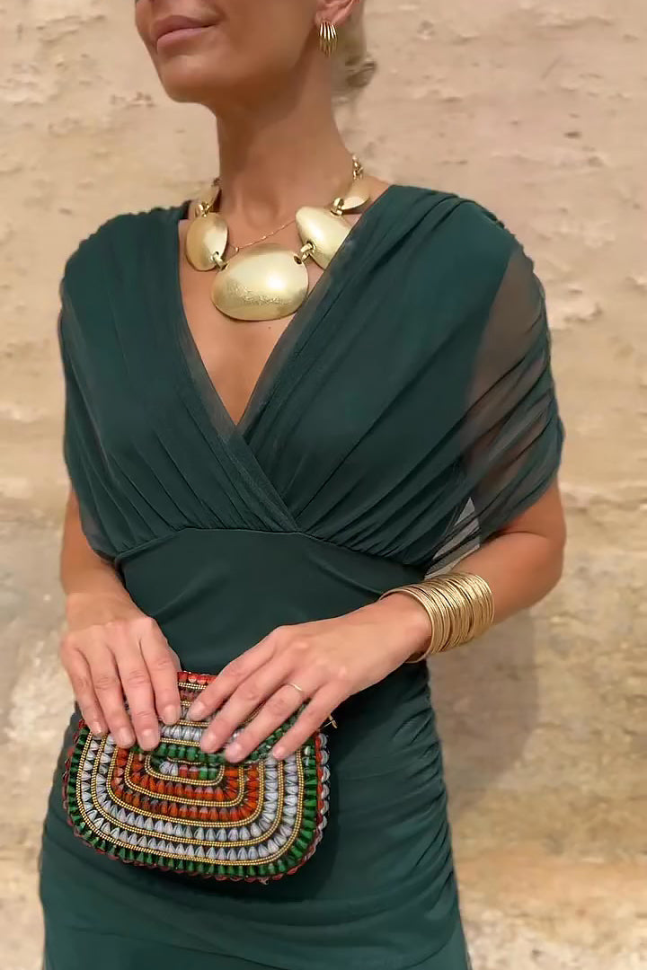 Robe Santana en Soie Élégante - Maison Élise