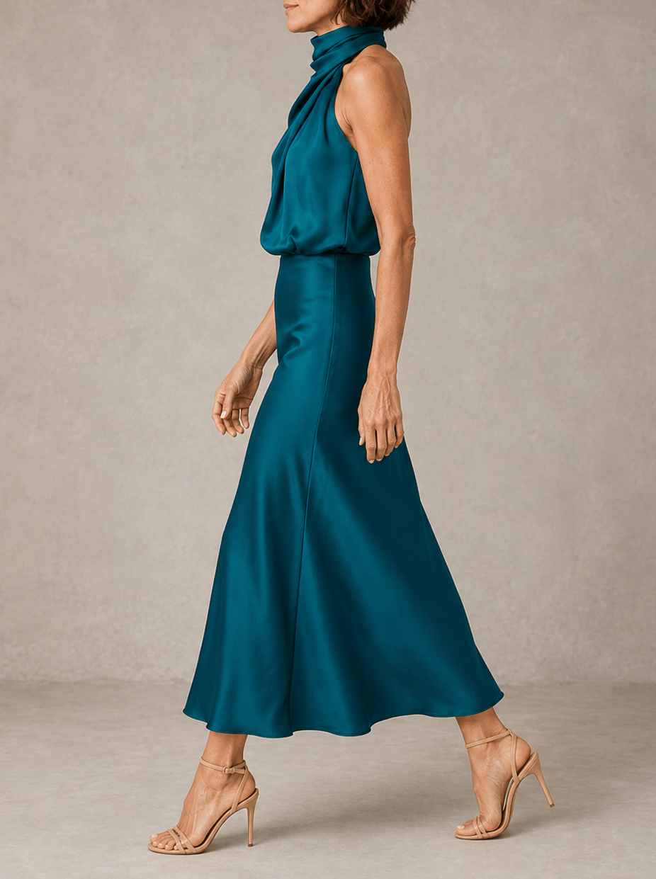 Harper | Robe de Soirée à Col Halter