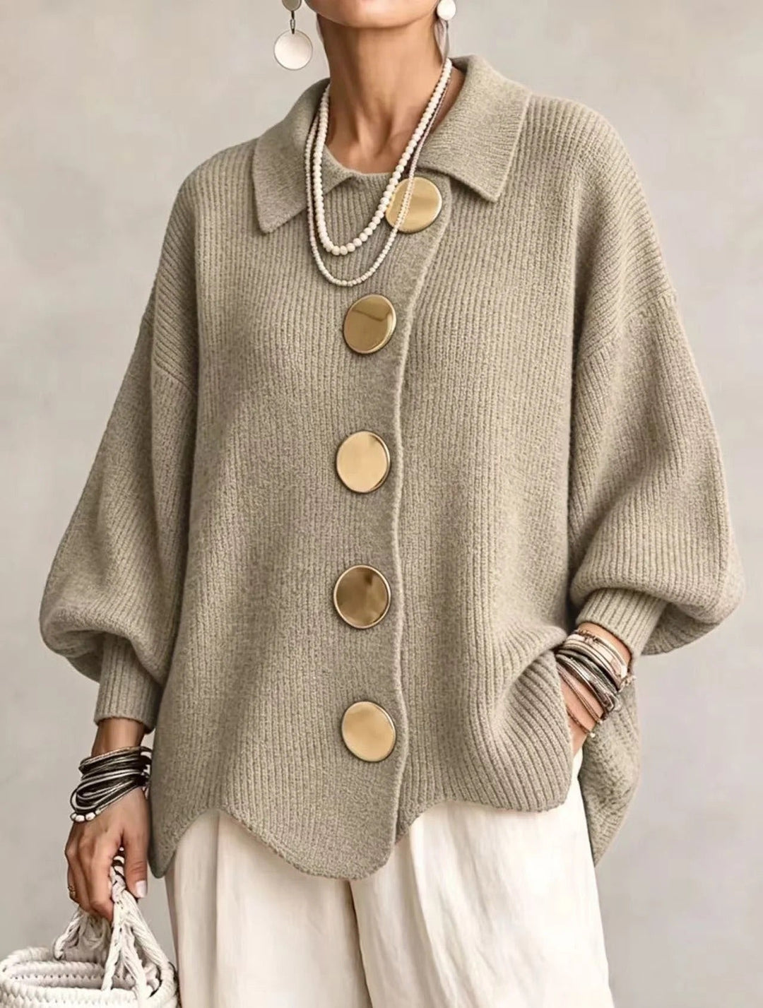 Catherine | Cardigan Oversize Douillet