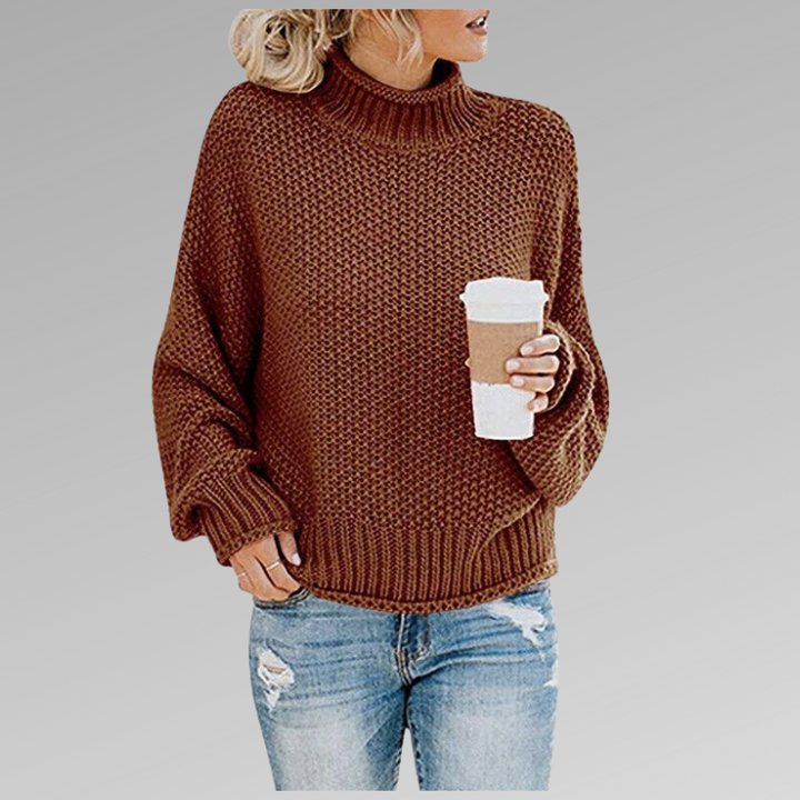 Pull Col Roulé Grosse Maille Juliette