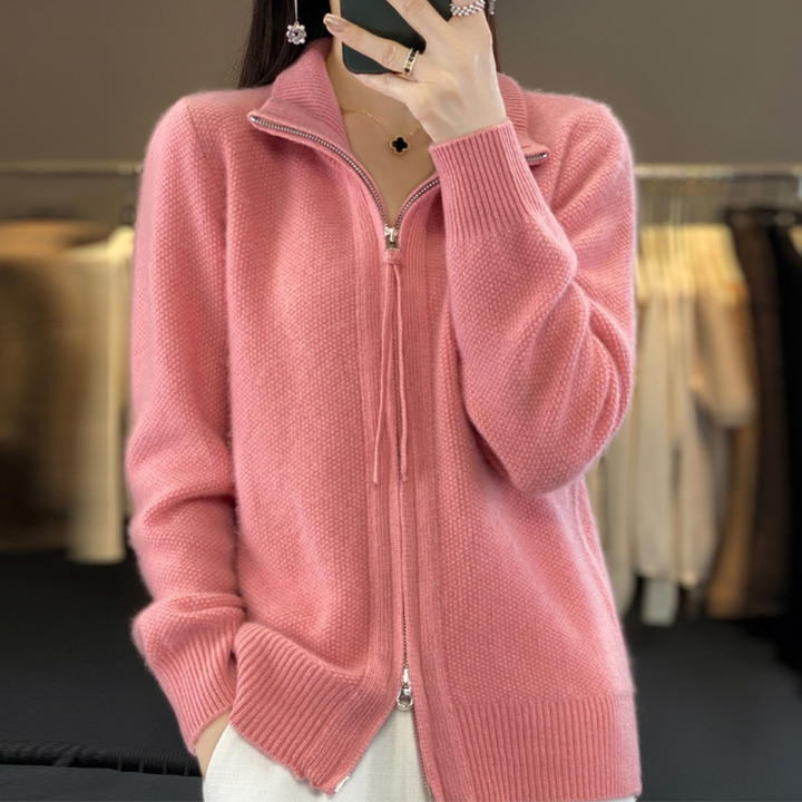 Luna | Cardigan Zippé Doux et Polyvalent