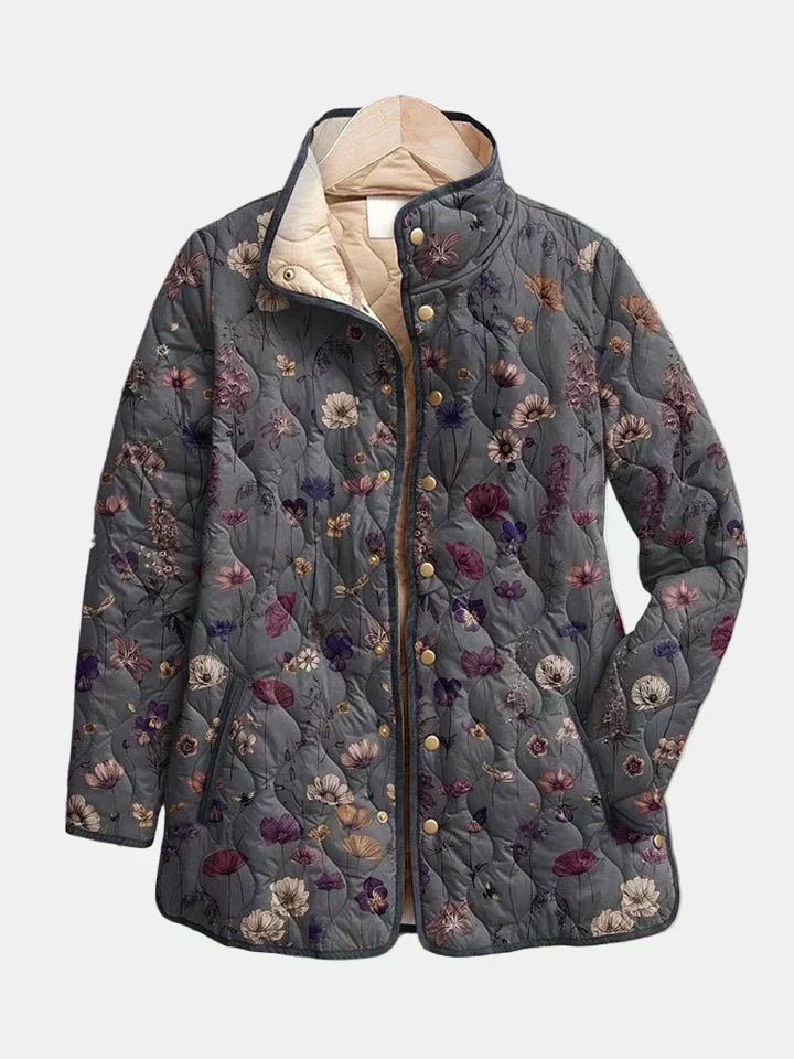 Veste Matelassée Fleurs Séchées Nathalie