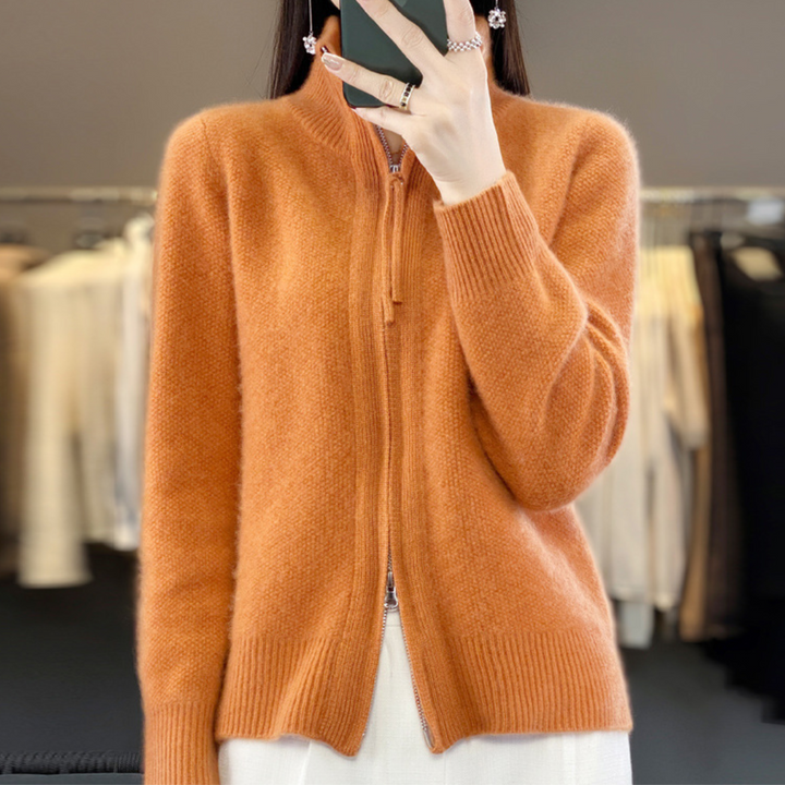 Luna | Cardigan Zippé Doux et Polyvalent