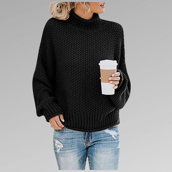 Pull Col Roulé Grosse Maille Juliette
