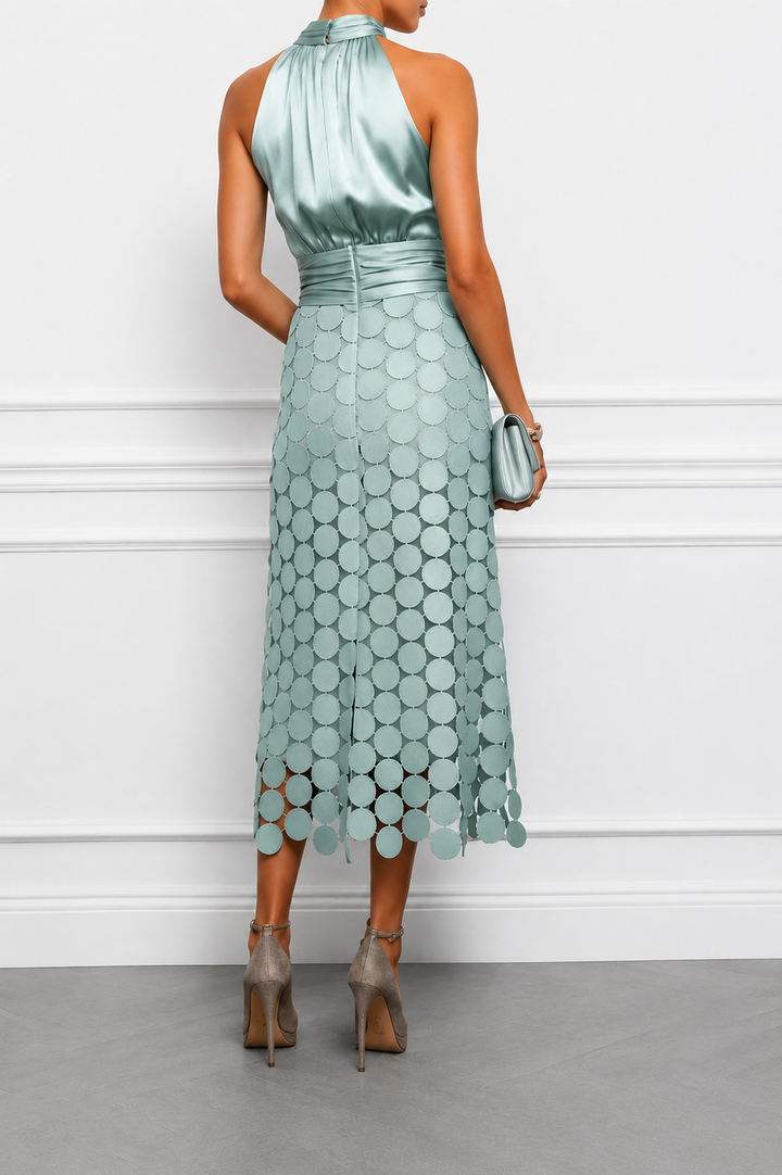 Celine | Robe Midi Élégante