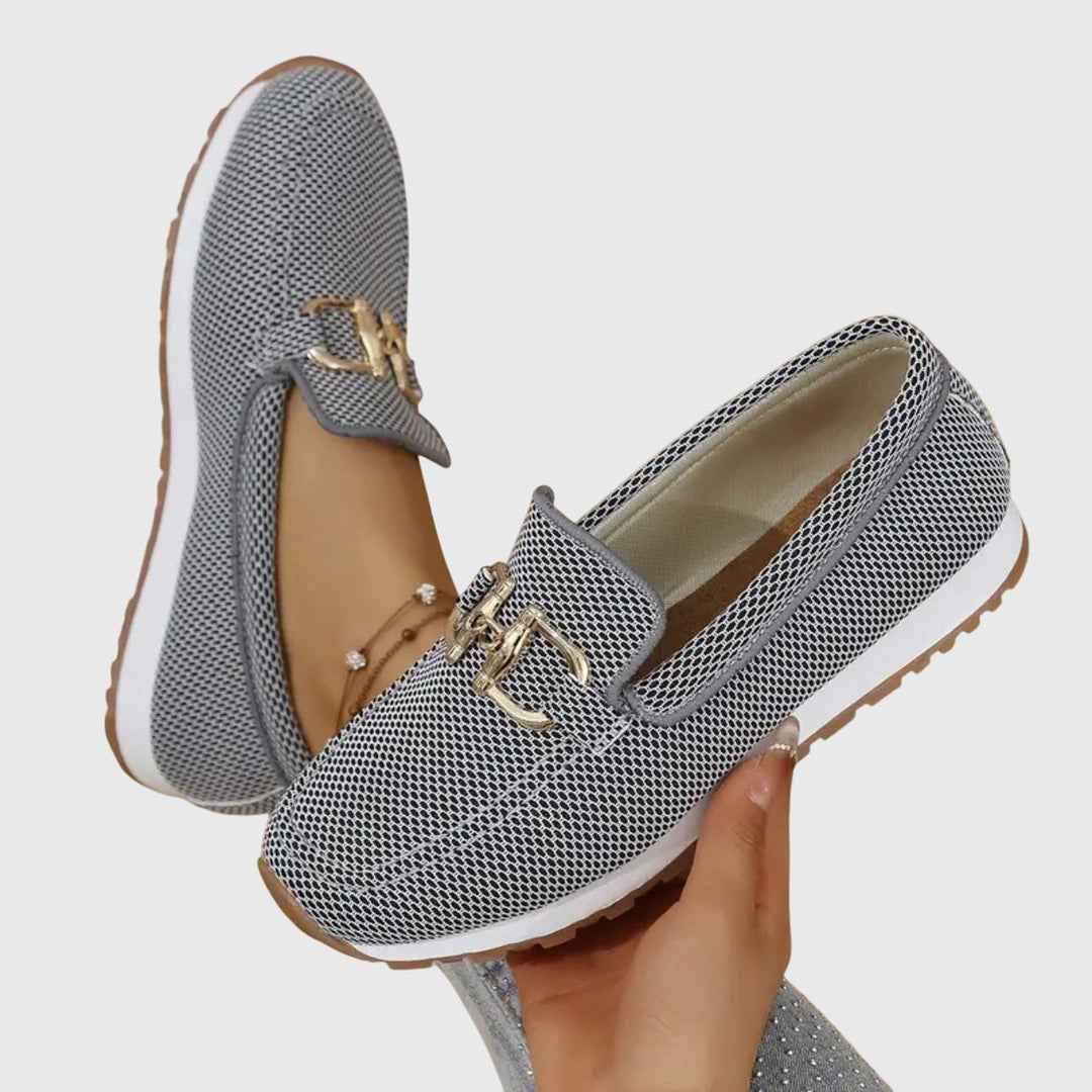 Sophie – Mocassins Confort à Détail Doré