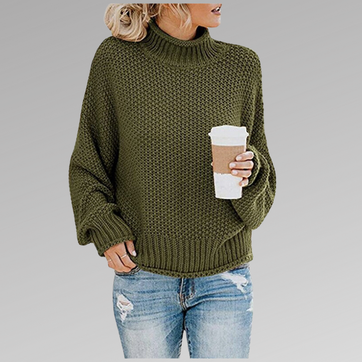 Pull Col Roulé Grosse Maille Juliette