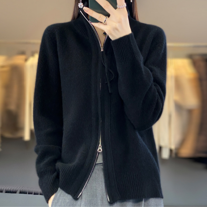 Luna | Cardigan Zippé Doux et Polyvalent