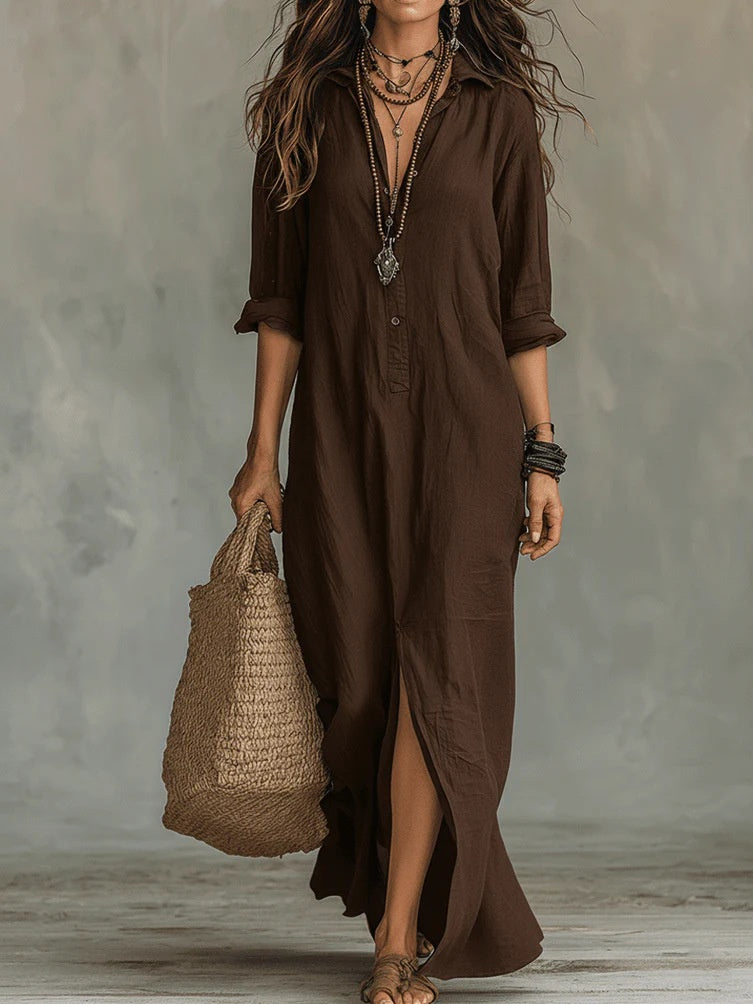 Willow | Robe Longue Facile à Silhouette Flatteuse