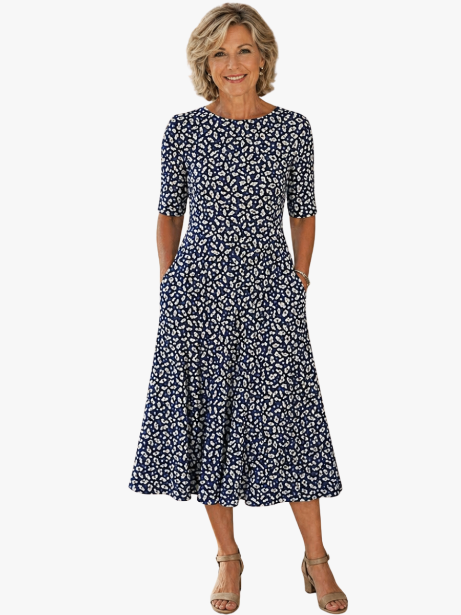 Maison Élise | Chic Robe Chemise Midi pour Femmes