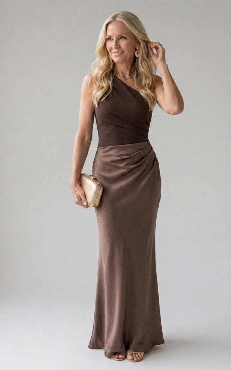 Sophia | Robe Longue Satinée