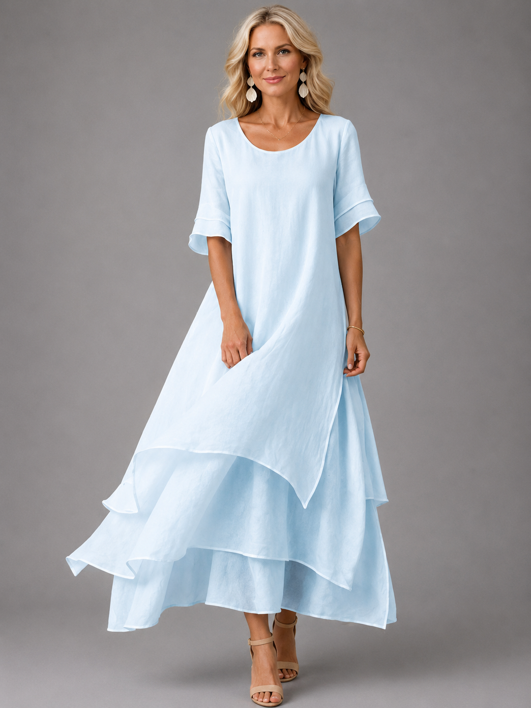 Liora | Robe Longue Fluide et Gracieuse