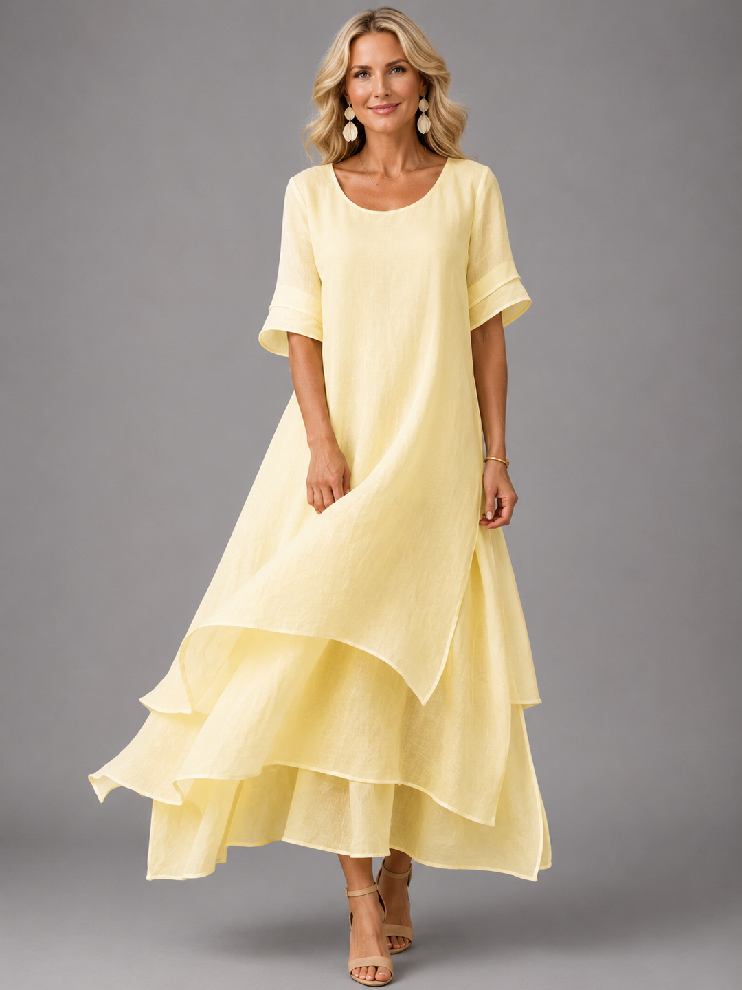 Liora | Robe Longue Fluide et Gracieuse