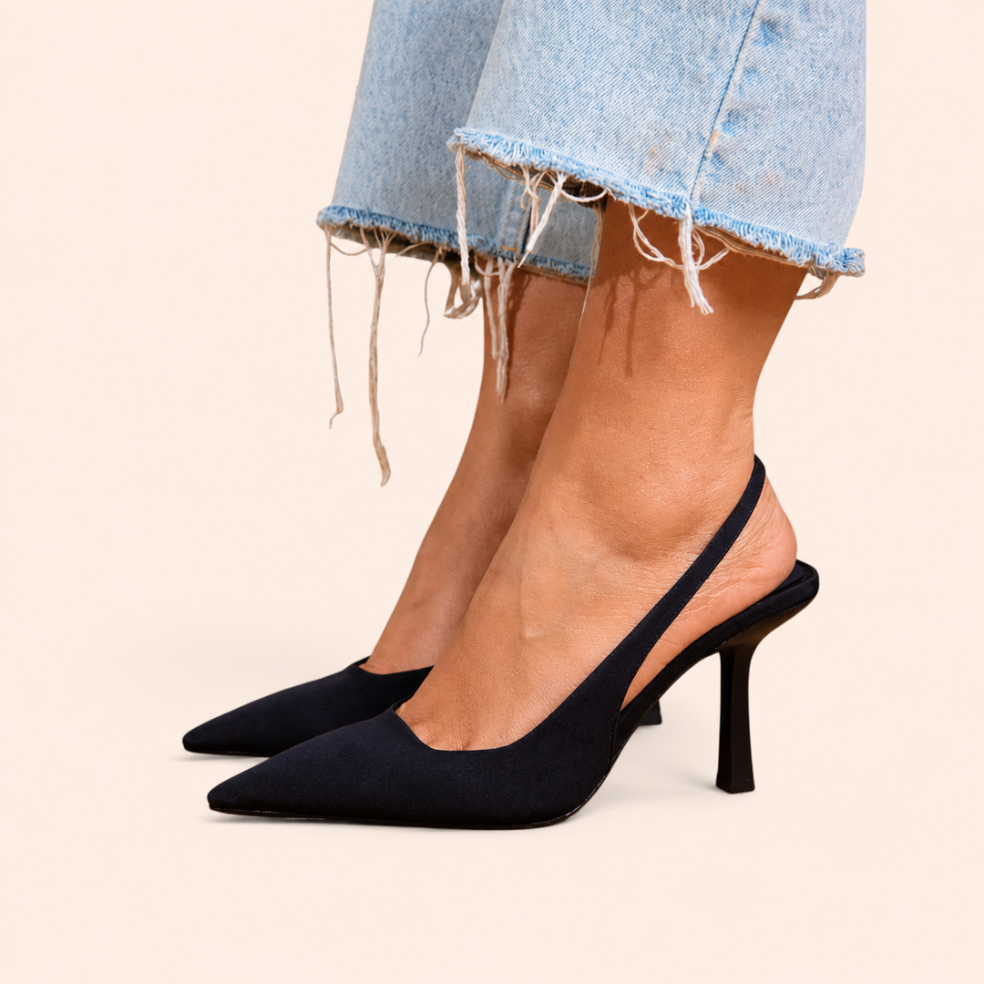 Isabella – Escarpins Slingback Confort à Talon Fin