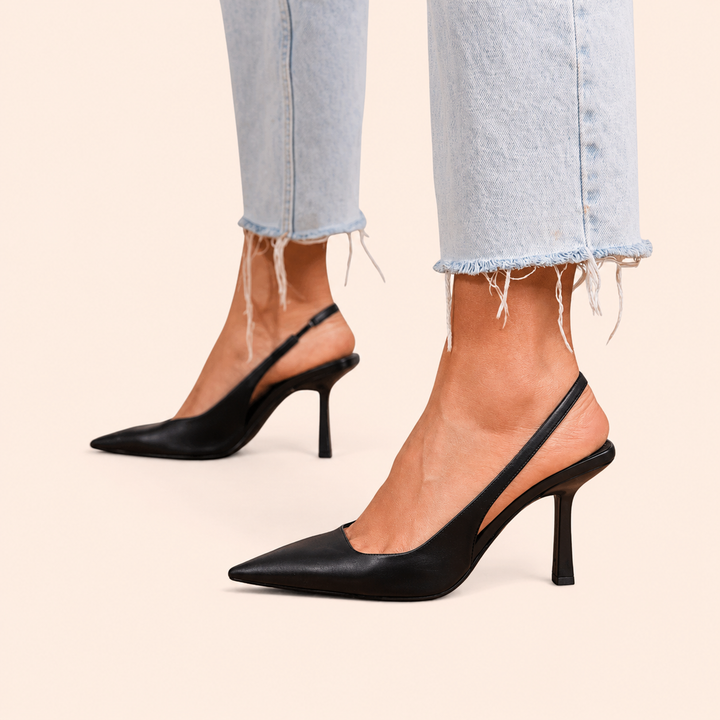 Isabella – Escarpins Slingback Confort à Talon Fin