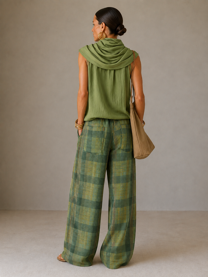 Mara - Ensemble Bohème Blouse et Pantalon Large