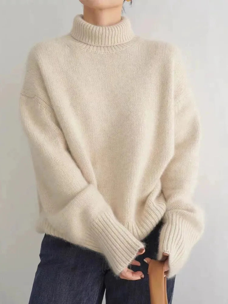 Pull Col Roulé Oversize Nathalie
