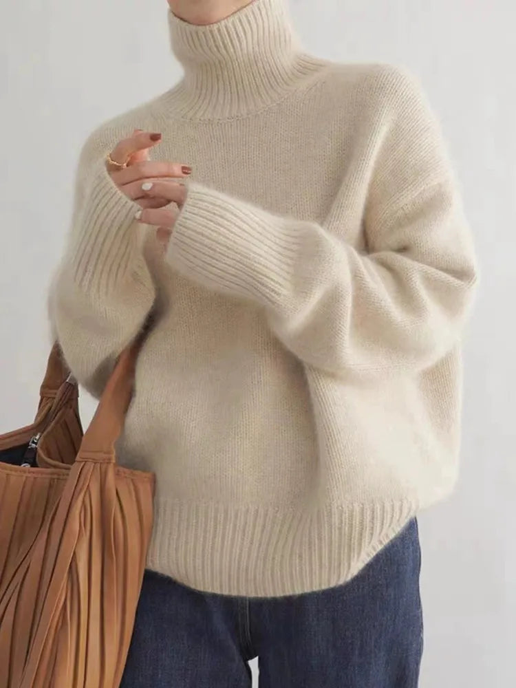 Pull Col Roulé Oversize Nathalie