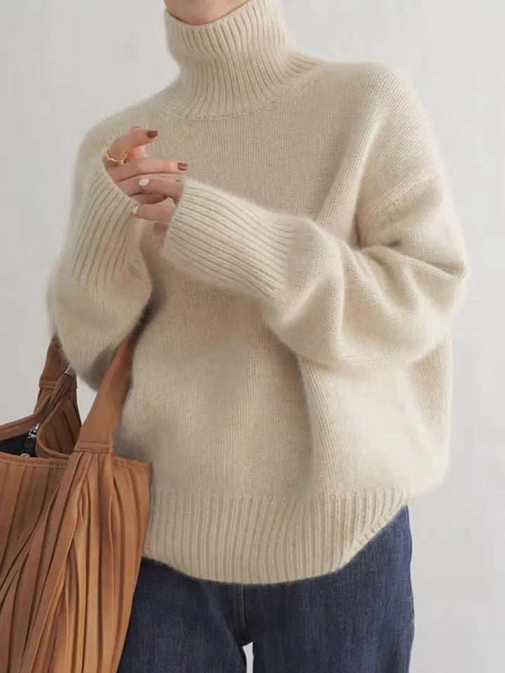 Pull Col Roulé Oversize Nathalie
