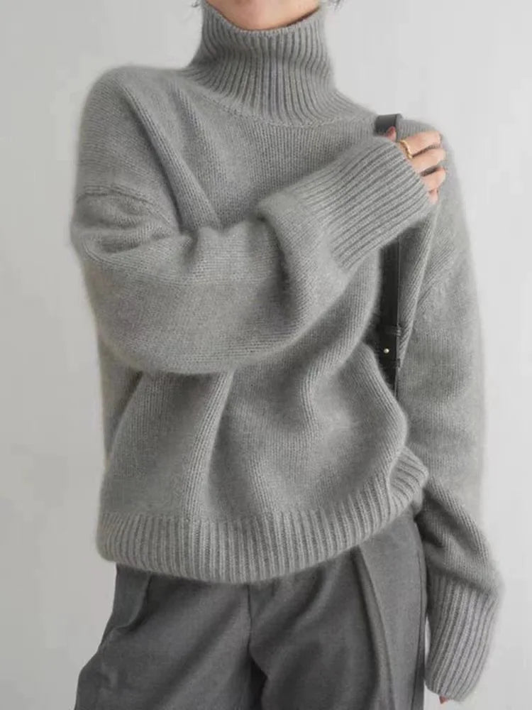 Pull Col Roulé Oversize Nathalie