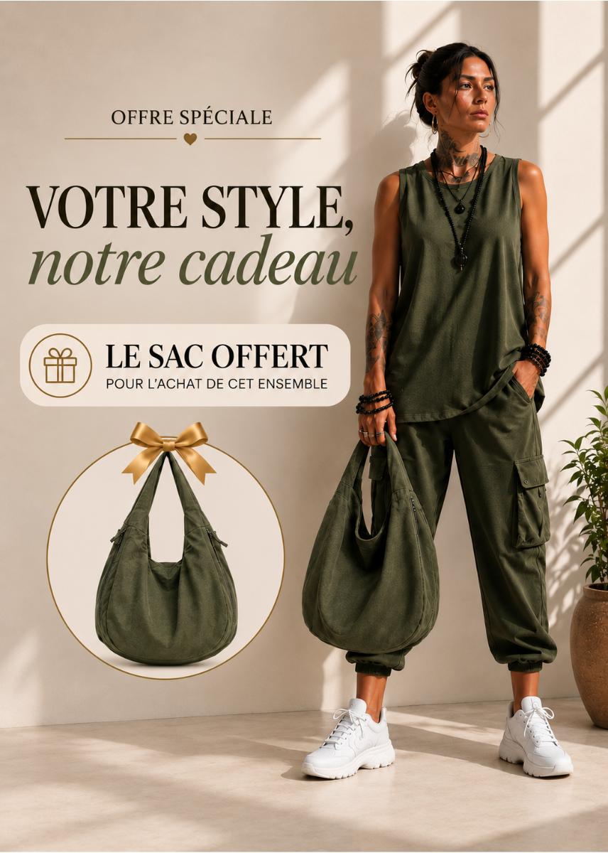 Maëlle | Ensemble décontracté au style urbain + Sac OFFERT