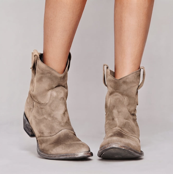 ÉLODIE™ | Bottines en Daim Élégantes